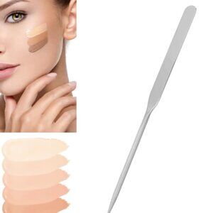 Face Makeup Stainless Steel Spatula perfect for base foundation application NEW